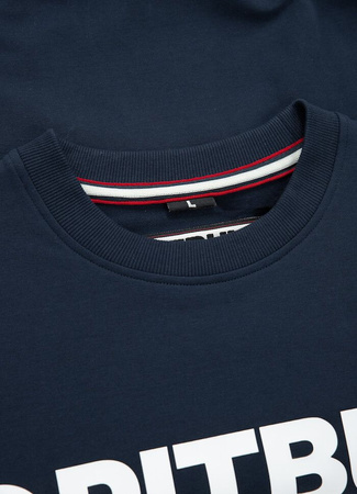 Bluza PIT BULL FRENCH TERRY MARVIN granatowa prosta