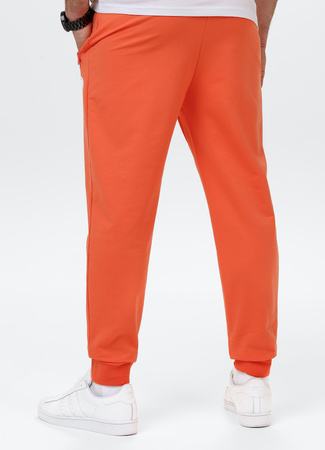 Spodnie sportowe PIT BULL Tricot Terry NUGGET bright salmon
