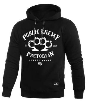 Bluza PRETORIAN PUBLIC ENEMY czarna kaptur