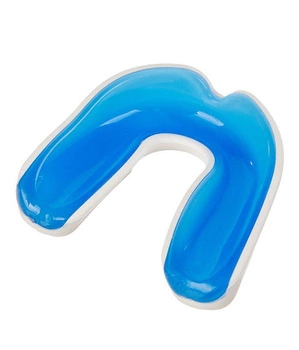 Ochraniacz na szczękę termoplastyczny BENLEE BREATH + etui biało-niebieski