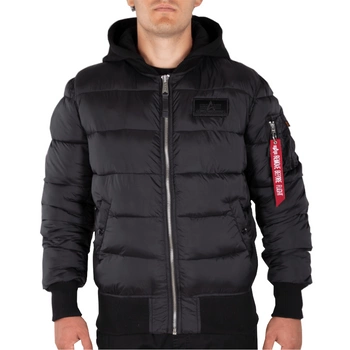 Kurtka ALPHA INDUSTRIES MA-1 ZH PUFFER FD czarna 118108 03