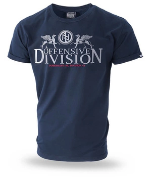 T-shirt DOBERMANS GRIFFINS DIVISION TS233 granatowy