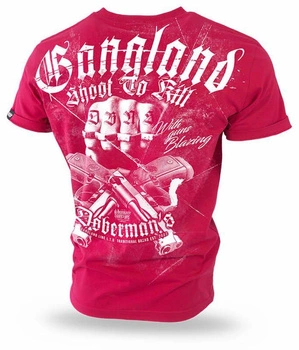 T-shirt DOBERMANS GANGLAND TS209 czerwony