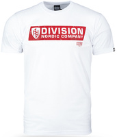 T-shirt DOBERMANS DIVISION SHIELD TS370 biały