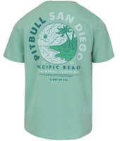 T-shirt PIT BULL  PLANET SURF miętowy (light mint)
