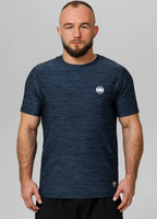T-shirt PIT BULL SMALL LOGO CASUAL SPORT granatowy (navy melange)