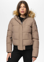 Damska kurtka PIT BULL AZALEA WMN beżowa (dark sand)