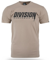 T-shirt DOBERMANS LIGHTNING TS352 beżowy