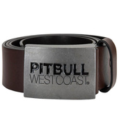 SKÓRZANY pasek PIT BULL TNT brązowy