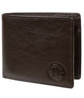 SKÓRZANY portfel PIT BULL POWAY brązowy