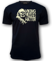 T-shirt ERIK & SONS VIKING LIVES MATTER czarny