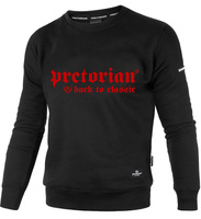 Bluza PRETORIAN BACK TO CLASSIC prosta czarno-czerwona