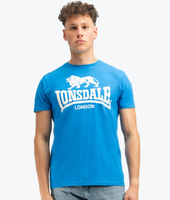 T-shirt LONSDALE LOGO niebieski 