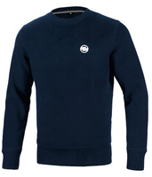 Bluza PIT BULL SMALL LOGO granatowa prosta