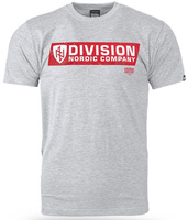 T-shirt DOBERMANS DIVISION SHIELD TS370 szary
