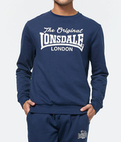 Bluza LONSDALE BURGHEAD granatowa prosta