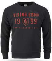 Bluza DOBERMANS MIGHTY ASGARDS II BC366 czarna prosta