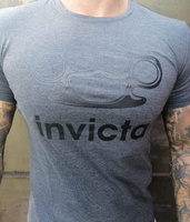 T-shirt INVICTA ORIGINALS szary