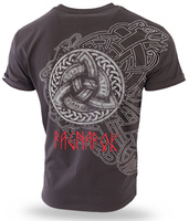 T-shirt DOBERMANS RAGNAROK TS121 brązowy
