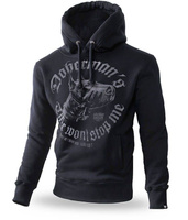 Bluza DOBERMANS DANGEROUS BK242 kaptur czarna
