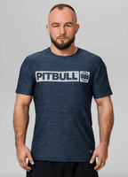 T-shirt PIT BULL HILLTOP CASUAL SPORT granatowy (navy melange)