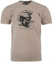 T-shirt DOBERMANS SPARTAN REACE TS374 beżowy
