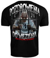 T-shirt PUBLIC ENEMY PDW ŚWIAT ZZA KRAT czarny