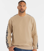 Bluza PIT BULL Tricot Terry TAPE NUGGET beżowa (pale sand) prosta