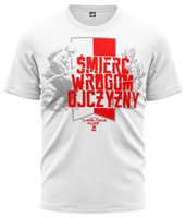 T-shirt ŚMIERĆ WROGOM OJCZYZNY 3 biały