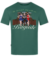 T-shirt BRIGADE THE BEST GIRLS zielony