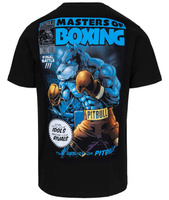 T-shirt PIT BULL MASTERS OF BOXING czarny
