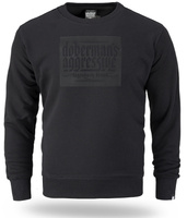 Bluza DOBERMANS RUBBER LOGO BC353 czarna prosta