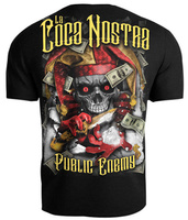 T-shirt PUBLIC ENEMY LA COCA NOSTRA czarny