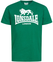 T-shirt LONSDALE LOGO (bottle green) zielony