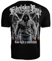 T-shirt PUBLIC ENEMY KIBOLSKA BRAĆ CAŁE ŻYCIE Z WARIATAMI czarny