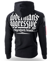 Bluza DOBERMANS CLASSIC LOGO BZK322 rozpinana czarna