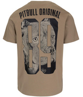 T-shirt PIT BULL EIGHTY NINE DOG ciemnobeżowy (dark sand)