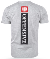 T-shirt DOBERMANS OFFENSIVE SPORT TS367 szary