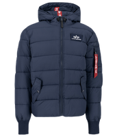 Kurtka ALPHA INDUSTRIES HOODED PUFFER FD granatowa (rep.blue) 118113 07