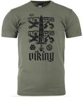 T-shirt DOBERMANS VIKING LION TS371 army