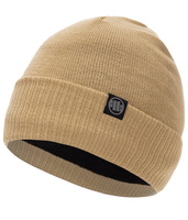 Czapka zimowa PIT BULL SMALL LOGO II beżowa