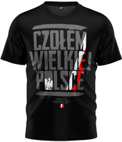 T-shirt CZOŁEM WIELKIEJ POLSCE czarny