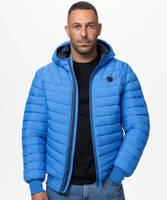 Kurtka PIT BULL NAYLOR HOODED PADDED niebieska (royal blue)