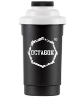 Shaker OCTAGON LOGO czarno-biały