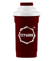 Shaker OCTAGON LOGO dark red
