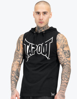 Tank top z kapturem TAPOUT ALAMEDA HOOD czarny