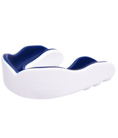 Żelowy ochraniacz na szczękę OCTAGON biało/granatowy