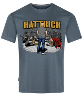 T-shirt BRIGADE HATTRICK stalowy