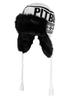 Czapka zimowa PIT BULL MISSION BAY biało/czarna