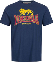 T-shirt Lonsdale TAVERHAM granatowy